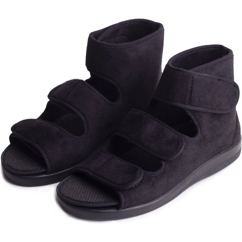 Vlnka Zdravotná obväzová obuv otvorená členková Čierna veľkosti obuvi 22402051