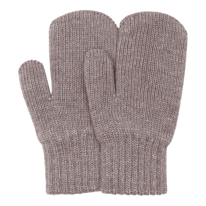 Vlnka Detské vlnené palčiaky s kašmírom hnedá veľkosti oblečenia L 29133470