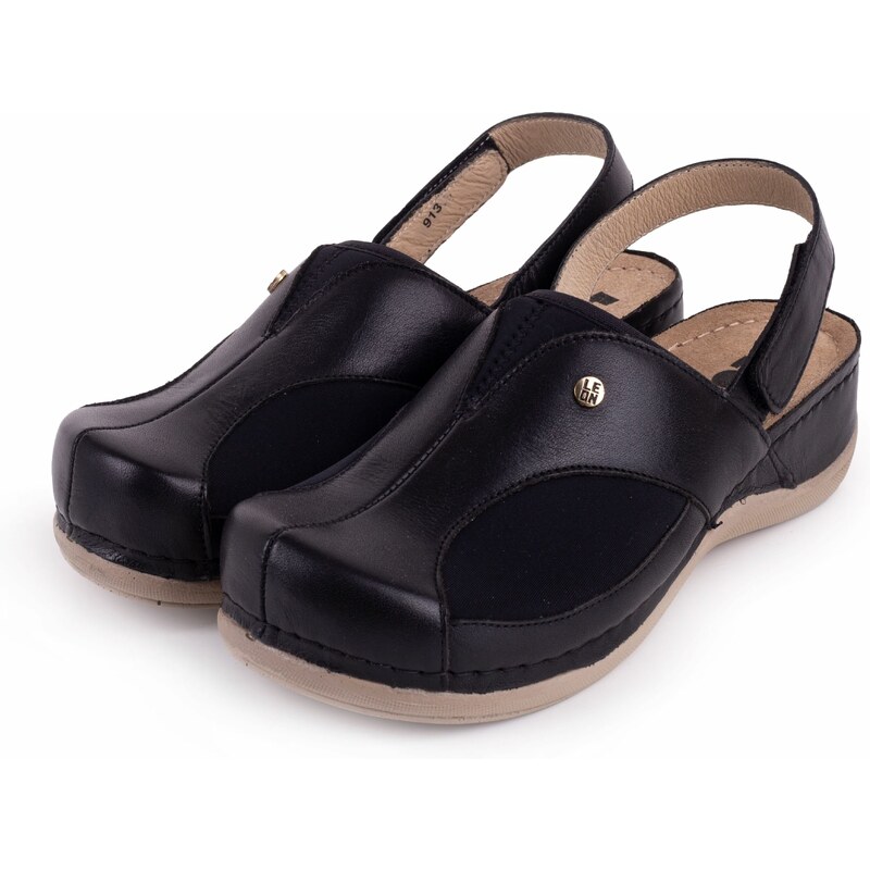 Sanja Ristić Dámske kožené sandále na hallux Lívia čierna veľkosti 32901441