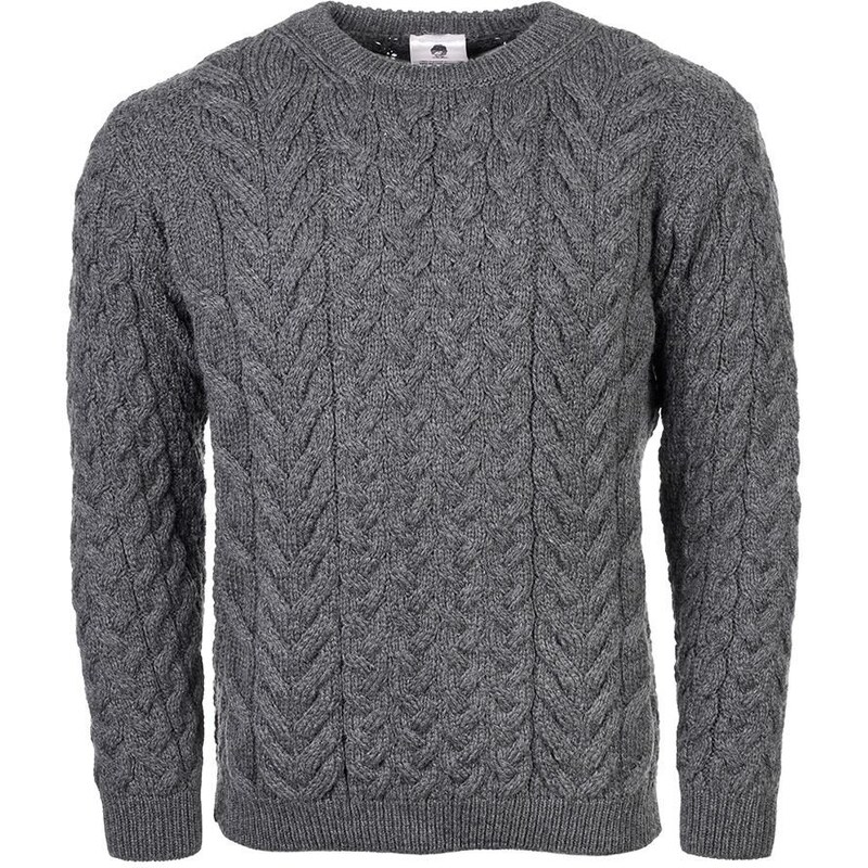 Vlnený sveter Vlnka S08 tmavo sivá veľkosti oblečenia M 65796950