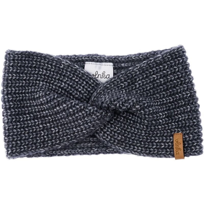 Vlnená čelenka Vlnka C02 tmavo sivá 50220518