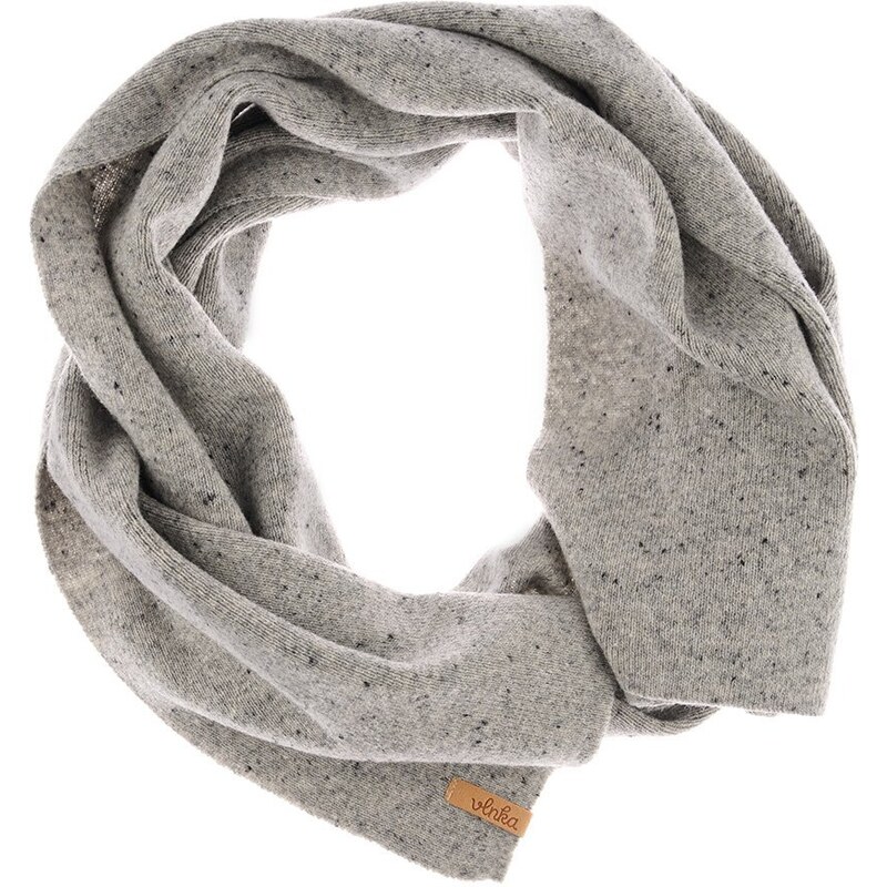 Vlnený šál Vlnka B01 svetlo sivá veľkosti oblečenia Uni 35261239