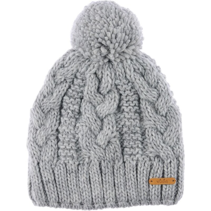 Detská vlnená čiapka Vlnka V15 sivá 50220524
