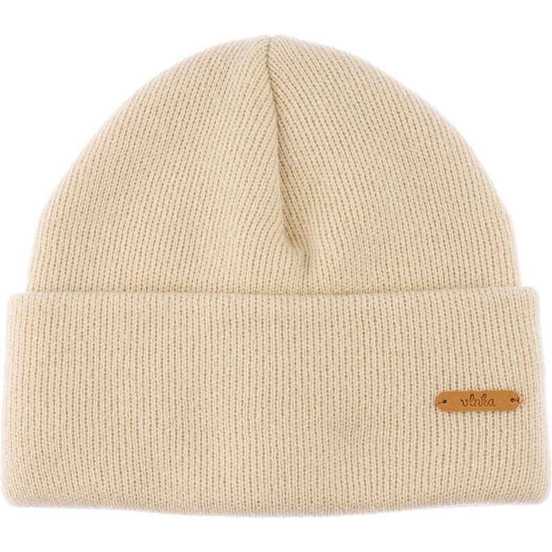 Detská vlnená čiapka Vlnka V16 béžová 50220525
