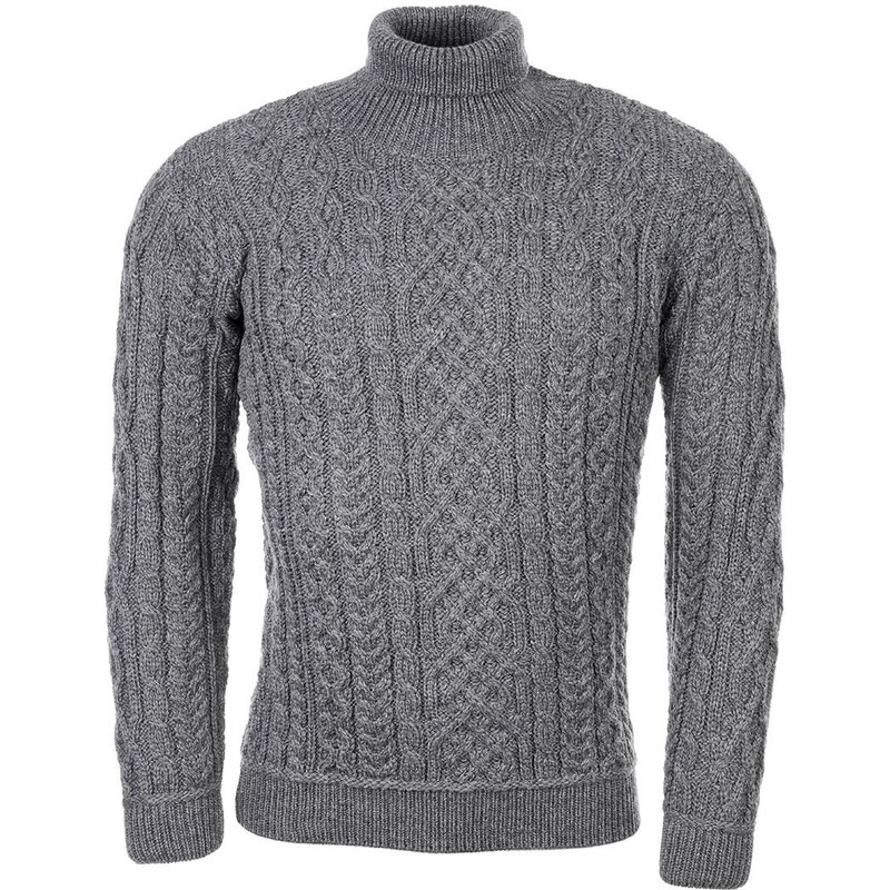 Pánsky vlnený sveter Vlnka S11 tmavo sivá veľkosti oblečenia XL 65796955