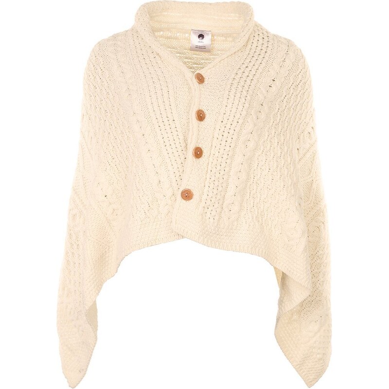 Vlnka Vlnené pončo prírodná veľkosti oblečenia Uni 65796957