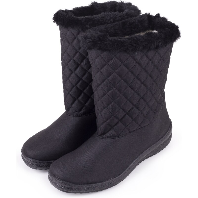 Vlnka Dámske prešívané snehule čierna veľkosti obuvi - dospelí 36 52495846