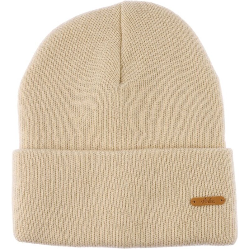 Vlnená čiapka Vlnka V12 béžová 58229557