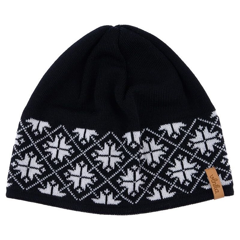 Vlnená čiapka Vlnka V26 čierna 50220548