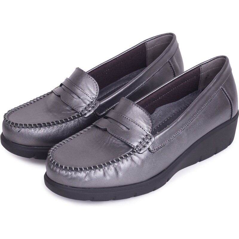 Vlnka Dámske kožené poltopánky Edita bronzová veľkosti obuvi - dospelí 52518668