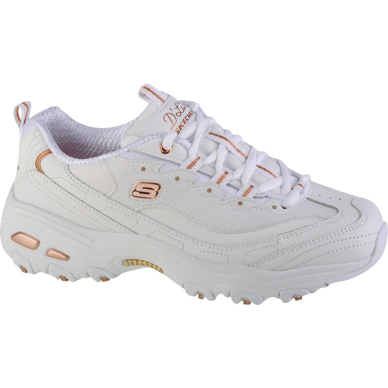 Biele dámske sneakersy Skechers DLites Fresh Start 11931-WTRG 49436167
