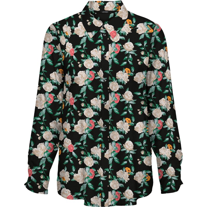 VERO MODA Blúzka NYA tmelová / zelená / staroružová / čierna 54241974