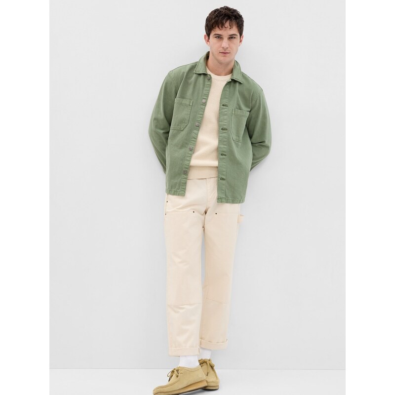 GAP Pánska džínsová oversize košeľa Utility 585778-00 66268116