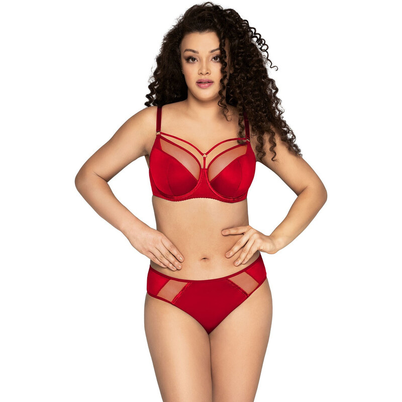 Dámska podprsenka semi soft Iris 1030/1 červená - Ava 38144005