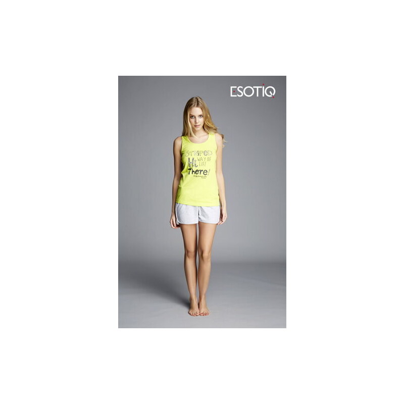Esotiq Dámske krátke pyžamo s nápisom Kita 33003 -71X 33006 -71X, Farba ako na obrázku
