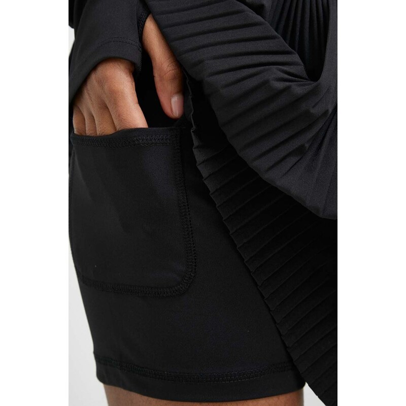 Sukňa Dkny čierna farba, mini, áčkový strih, DP2S4862