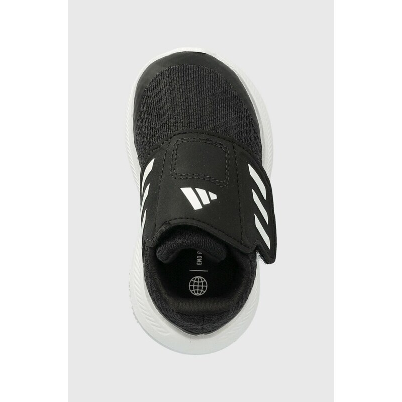 Detské tenisky adidas RUNFALCON 3.0 AC čierna farba