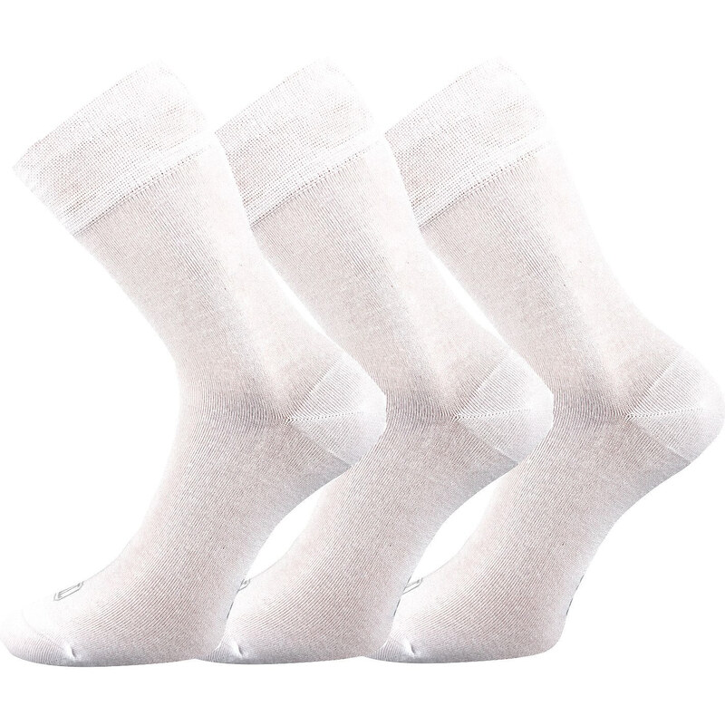 3PACK ponožky Lonka bambusové biele (Deli) 63332409