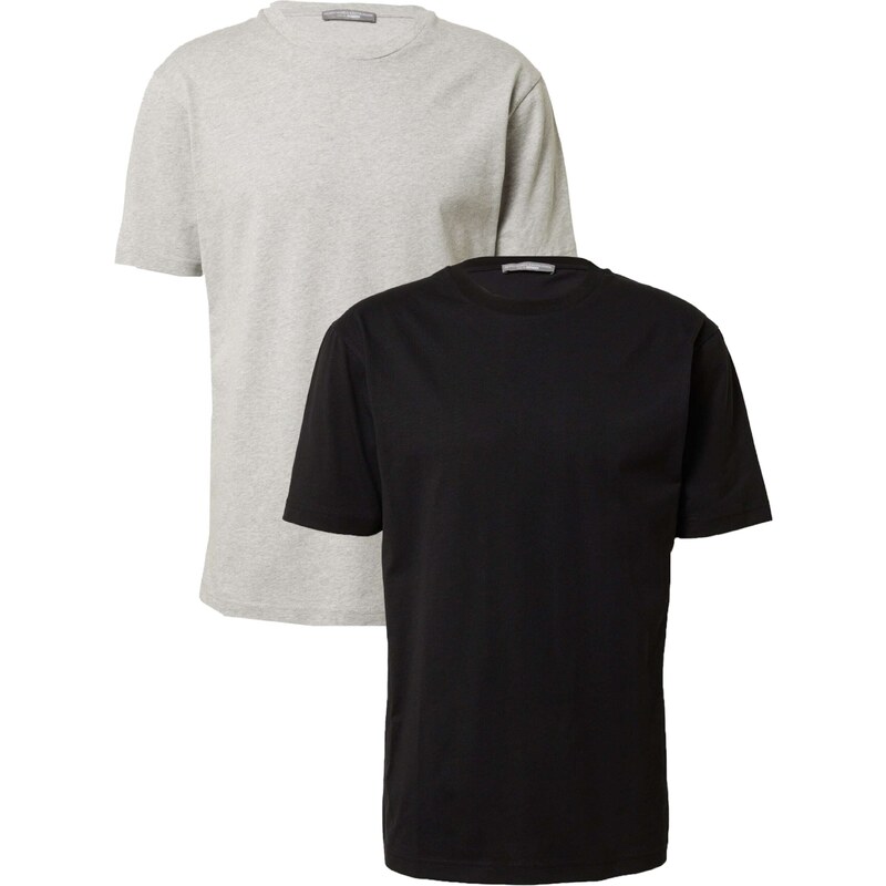 Guido Maria Kretschmer Men Tričko Pablo svetlosivá / čierna 54243669