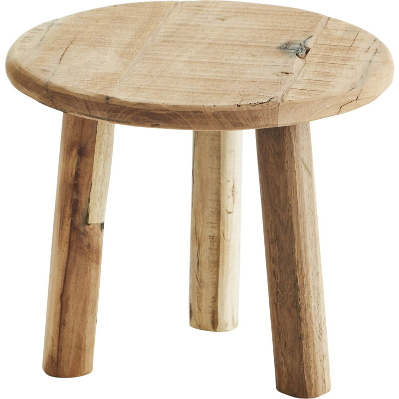 MADAM STOLTZ Konferenčný stolík Recycled Wood 30 cm