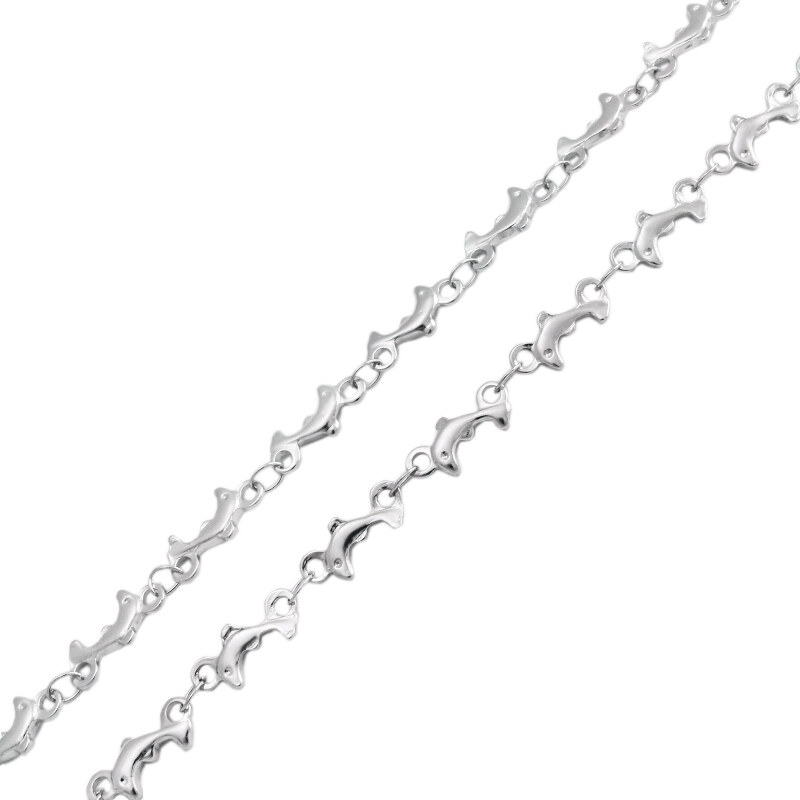 BM Jewellery Retiazka delfín z chirurgickej ocele 50 cm S113230040 39347737