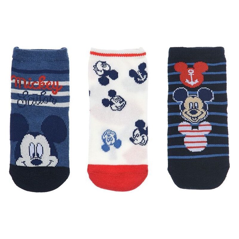Trojbalenie ponožiek pre bábätká Mickey Mouse - modrá/biela/modrá 38076069