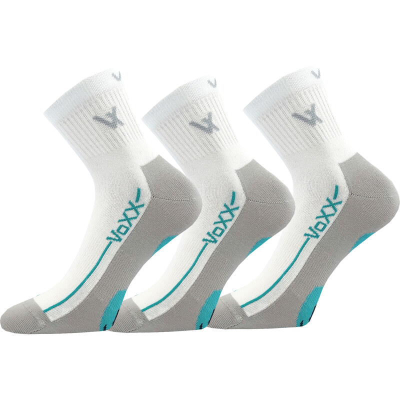 3PACK ponožky VoXX bielé (Barefootan-white) 38095109