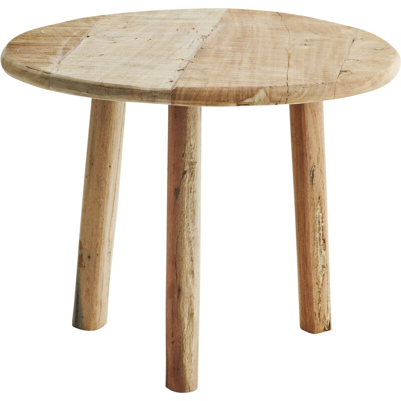 MADAM STOLTZ Konferenčný stolík Recycled Wood 45 cm
