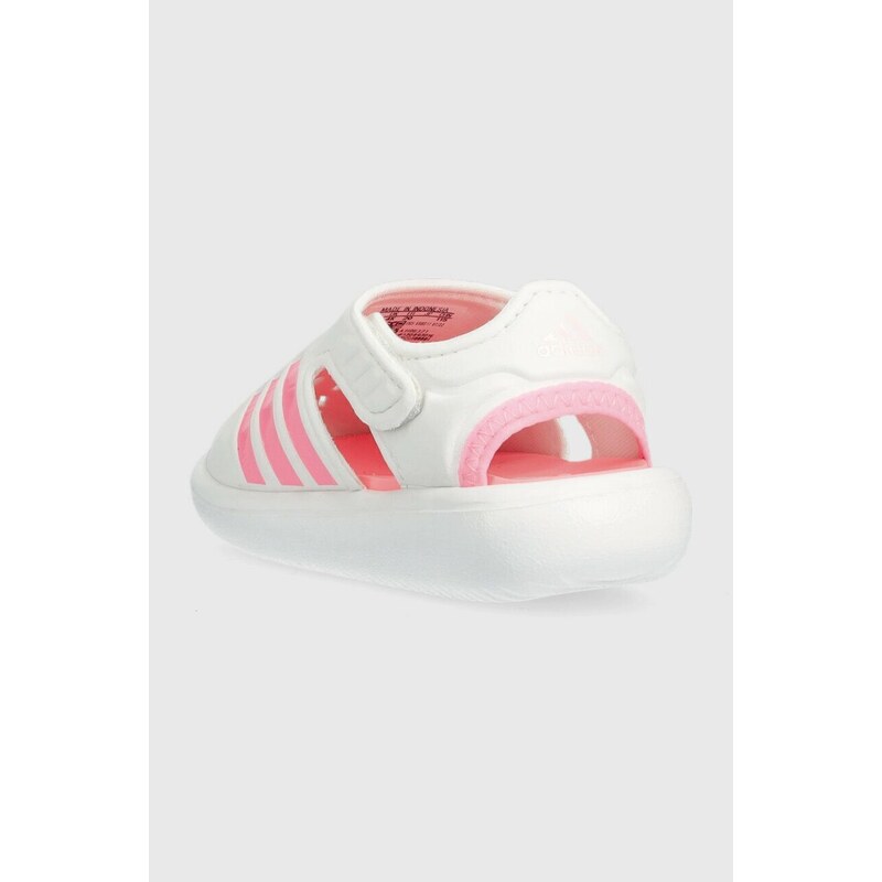 Detské sandále adidas WATER SANDAL I biela farba