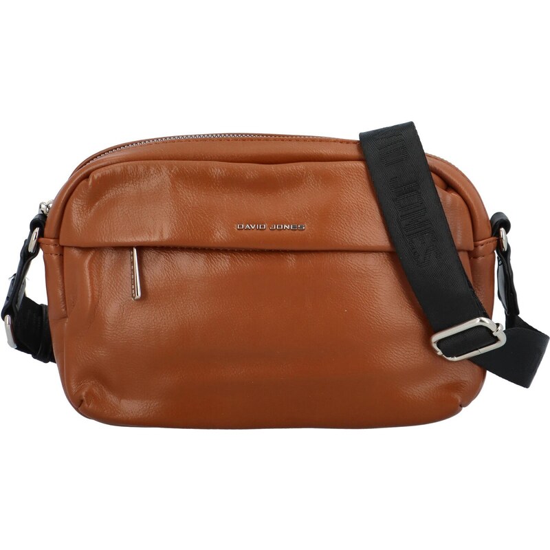 Dámska crossbody kabelka svetlohnedá - David Jones Karill hnedá 67407932