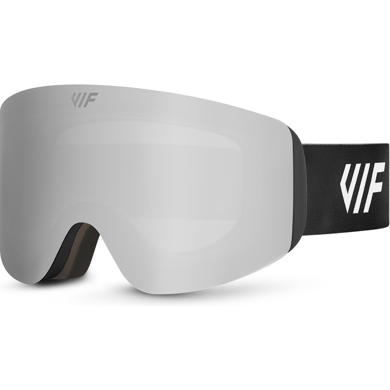 Lyžiarske a snowboardové okuliare VIF SKI & SNB Black x Silver 50150996