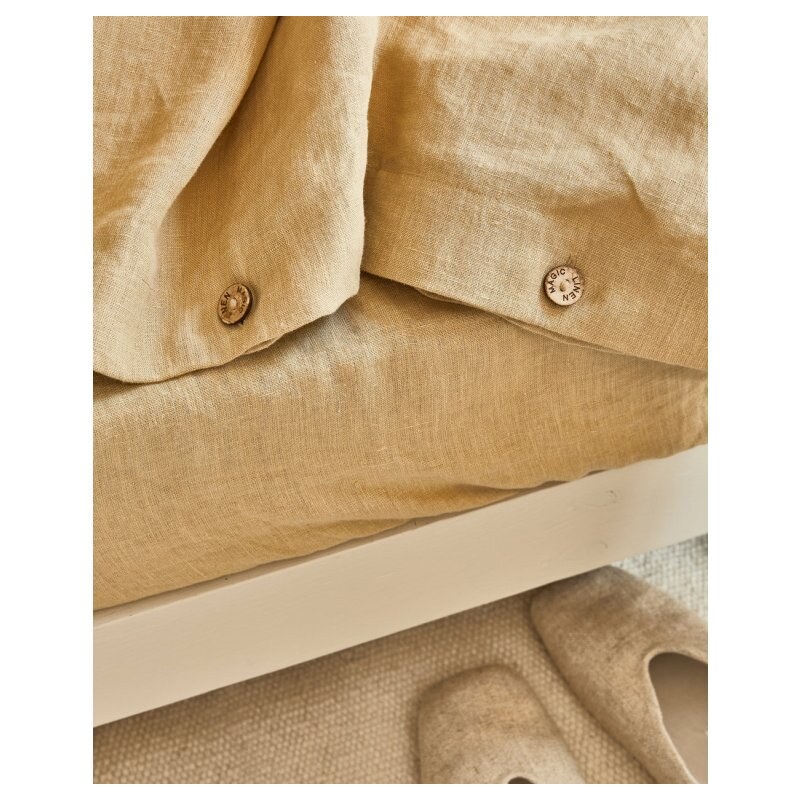 Magic Linen Ľanové obliečky sada (3ks) Sandy beige