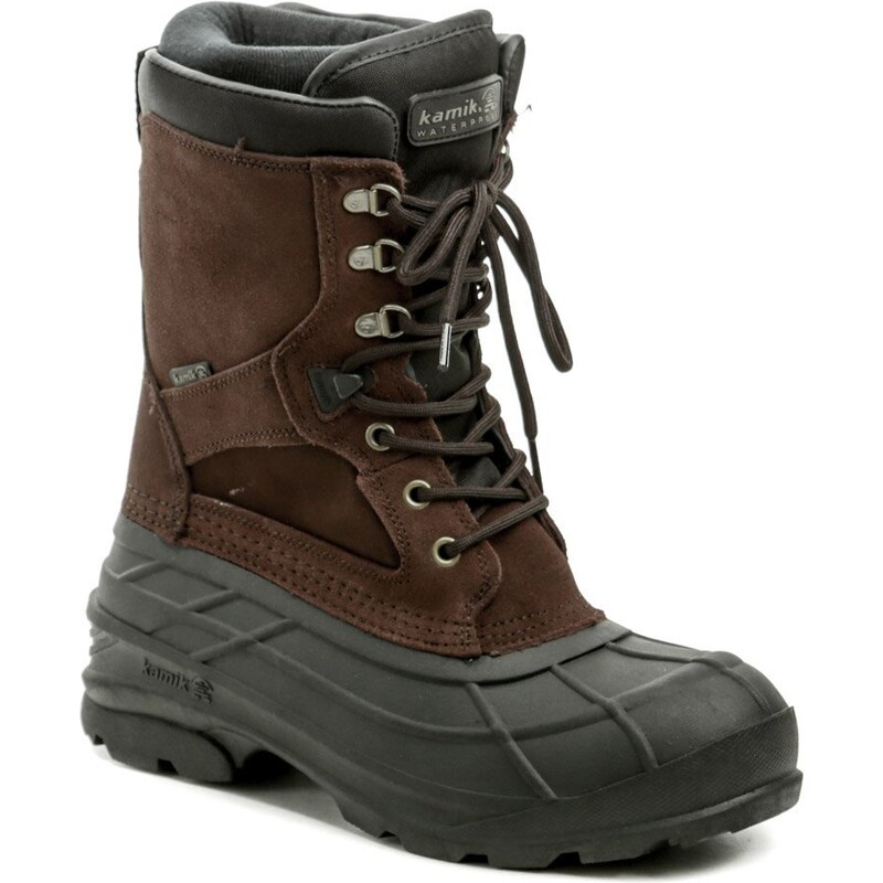 KAMIK Nationplus hnedé pánske zimné topánky 66502325