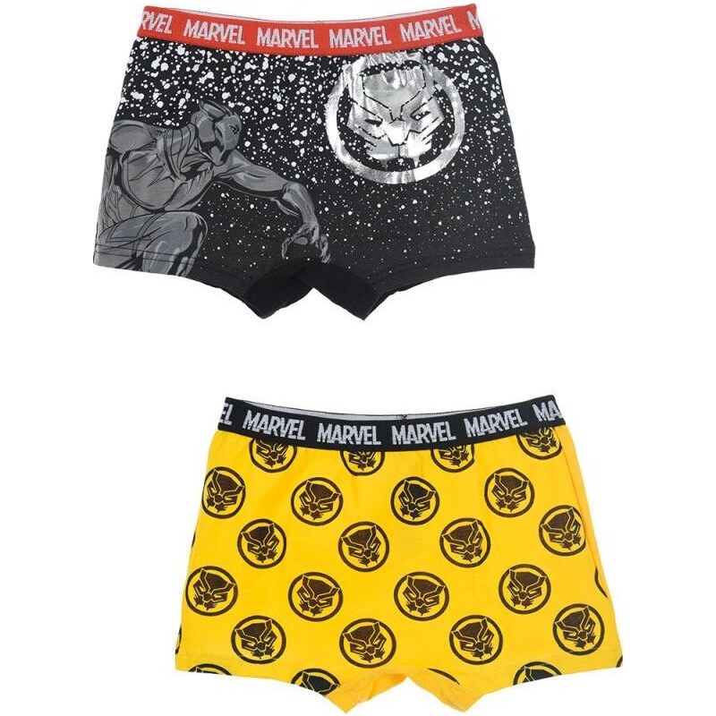 Chlapčenské boxerky Avengers - čierna / žltá 38119994