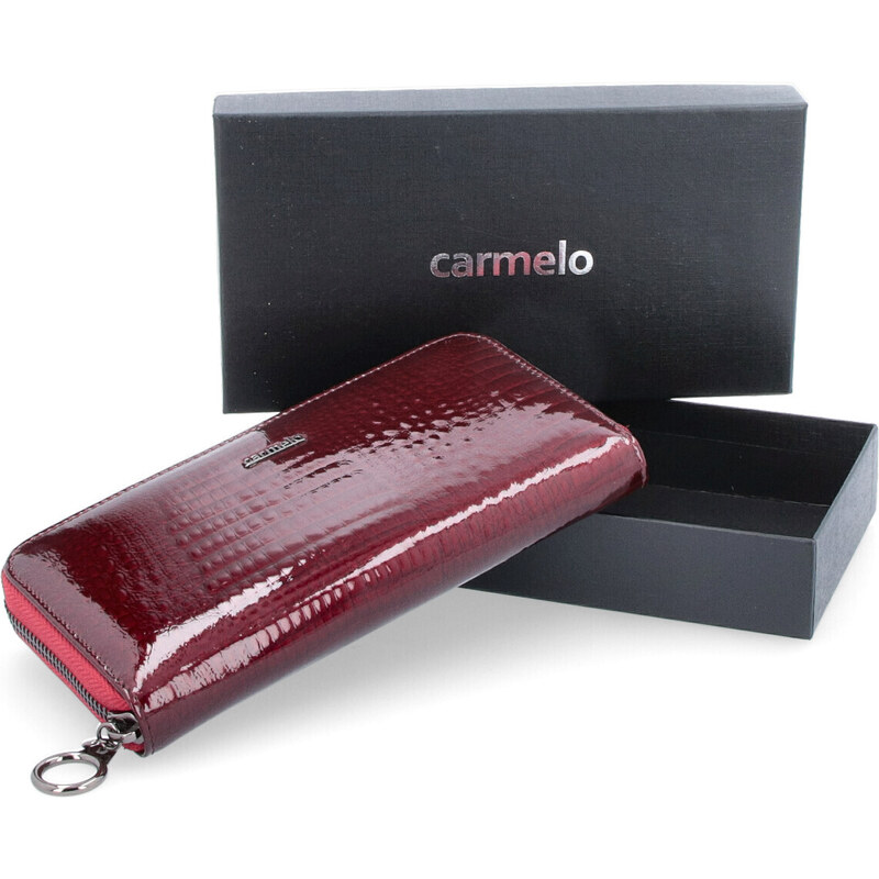Dámska kožená peňaženka Carmelo vínová 2111 A BO