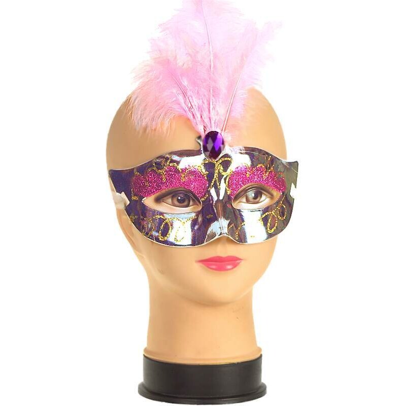 Škraboška strieborná Maska na karneval 16959572