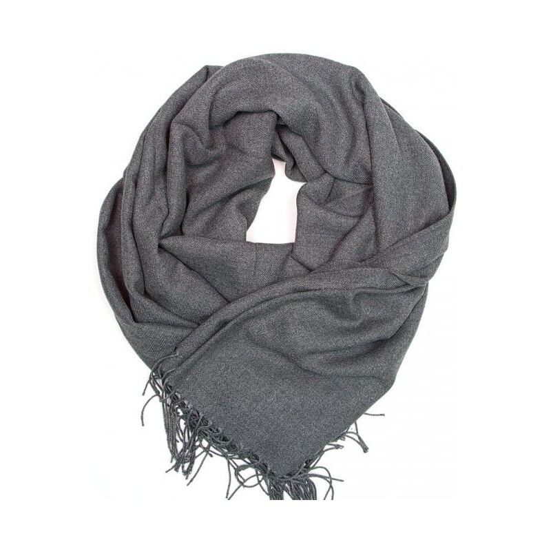 Blaire Dámsky pašmínový šál šedý 64987239