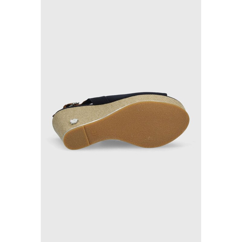Sandále U.S. Polo Assn. AYLIN dámske, tmavomodrá farba, na kline, AYLIN013D