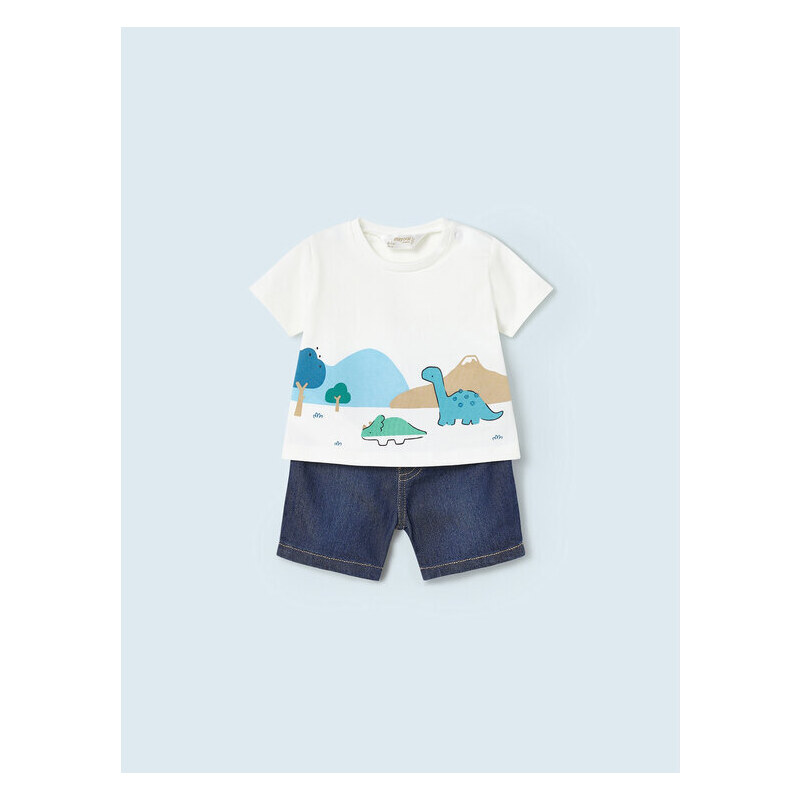 Súprava tričko a džínsové šortky Mayoral 38152594