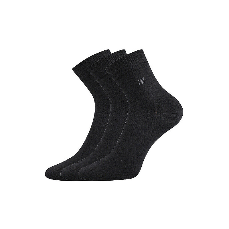 3PACK ponožky Lonka čierné (Dion) 64588627