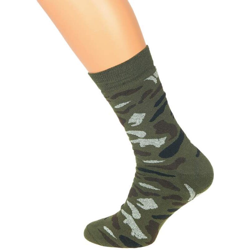 Pánske maskáčové ponožky Froté ARMY 3páry 27618195