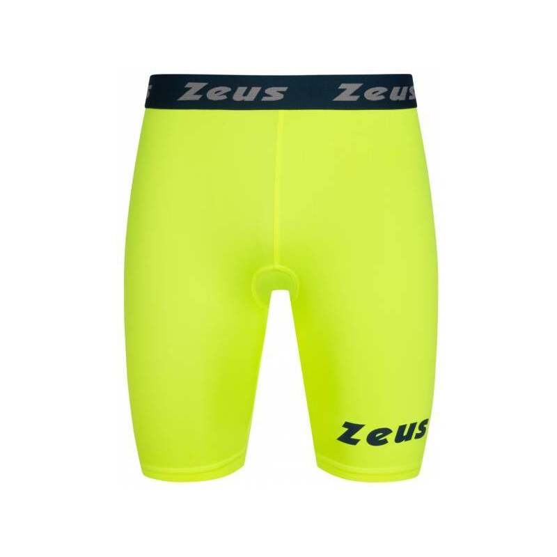 Zeus Bermuda Elastic Pro Pánske Funkčné Nohavice Neónovo Žltá Žltá S