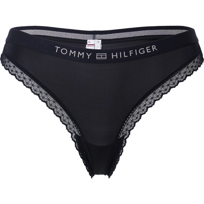 Tommy Hilfiger Underwear Tangá svetlosivá / čierna 39135149