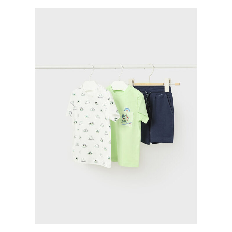 Súprava tričko, top a kraťasy Mayoral 39238848