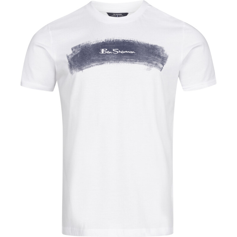 Ben Sherman Pánske Tričko Zmena Loga Biele Biela M 39128783