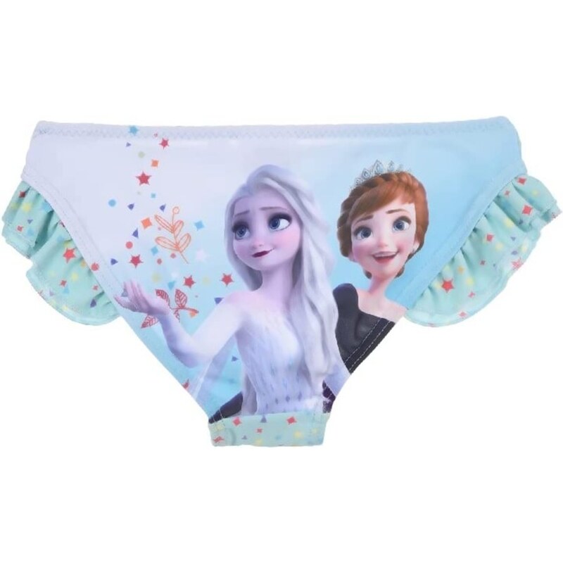 SunCity Dievčenské plavkové nohavičky / spodný diel plaviek Ľadové kráľovstvo - Frozen - Anna a Elsa