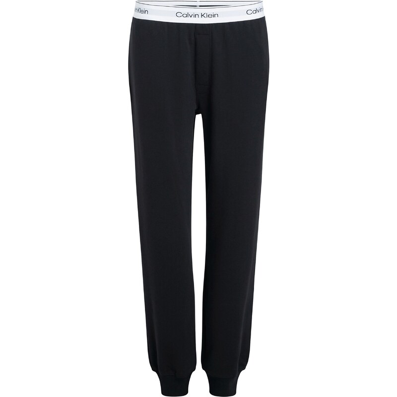 Calvin Klein Underwear Pyžamové nohavice čierna / biela