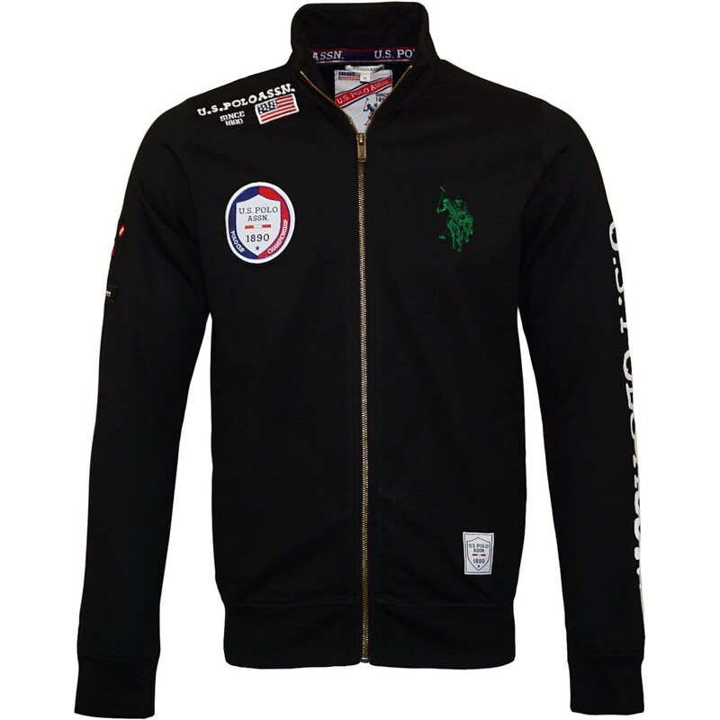 U.S. POLO ASSN. Tepláková bunda zelená / červená / čierna / biela 68241946
