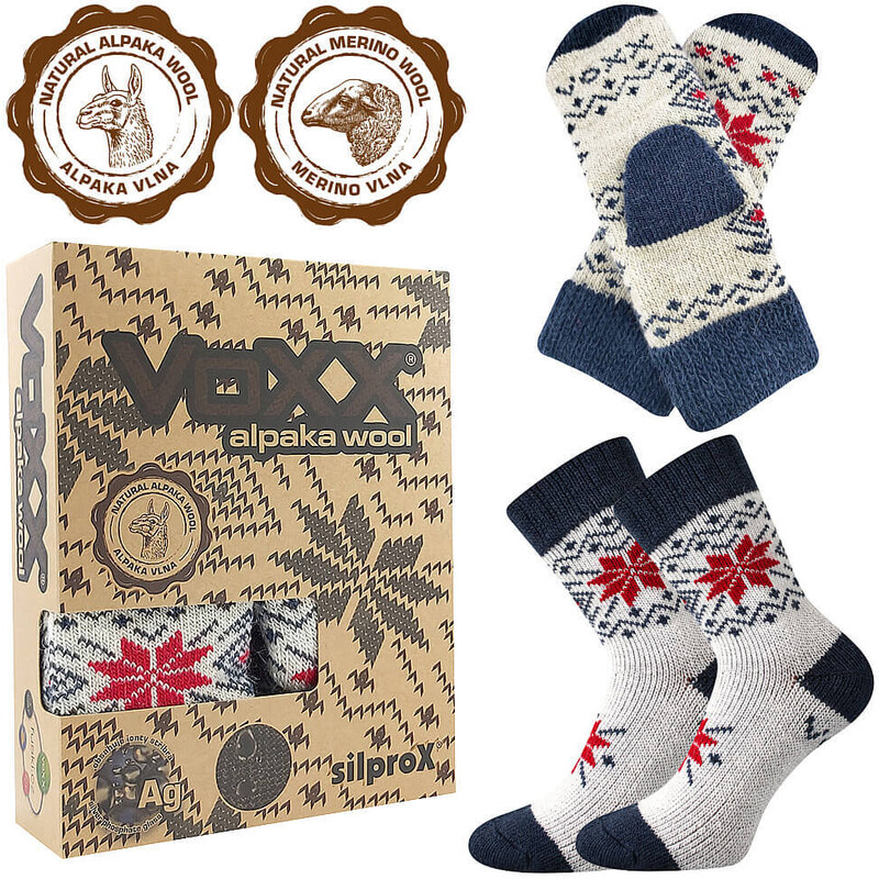 ALTA SET vlnené merino ponožky + palčiaky VoXX Režná 35-38 1 pár + 1 48547706