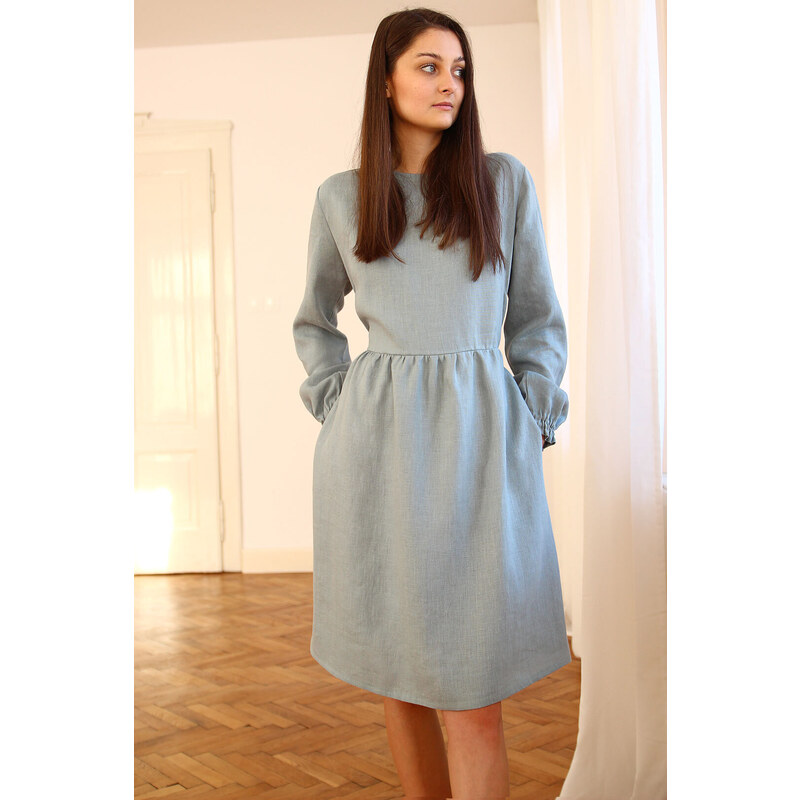 100% lanové šaty Lotika 59594346